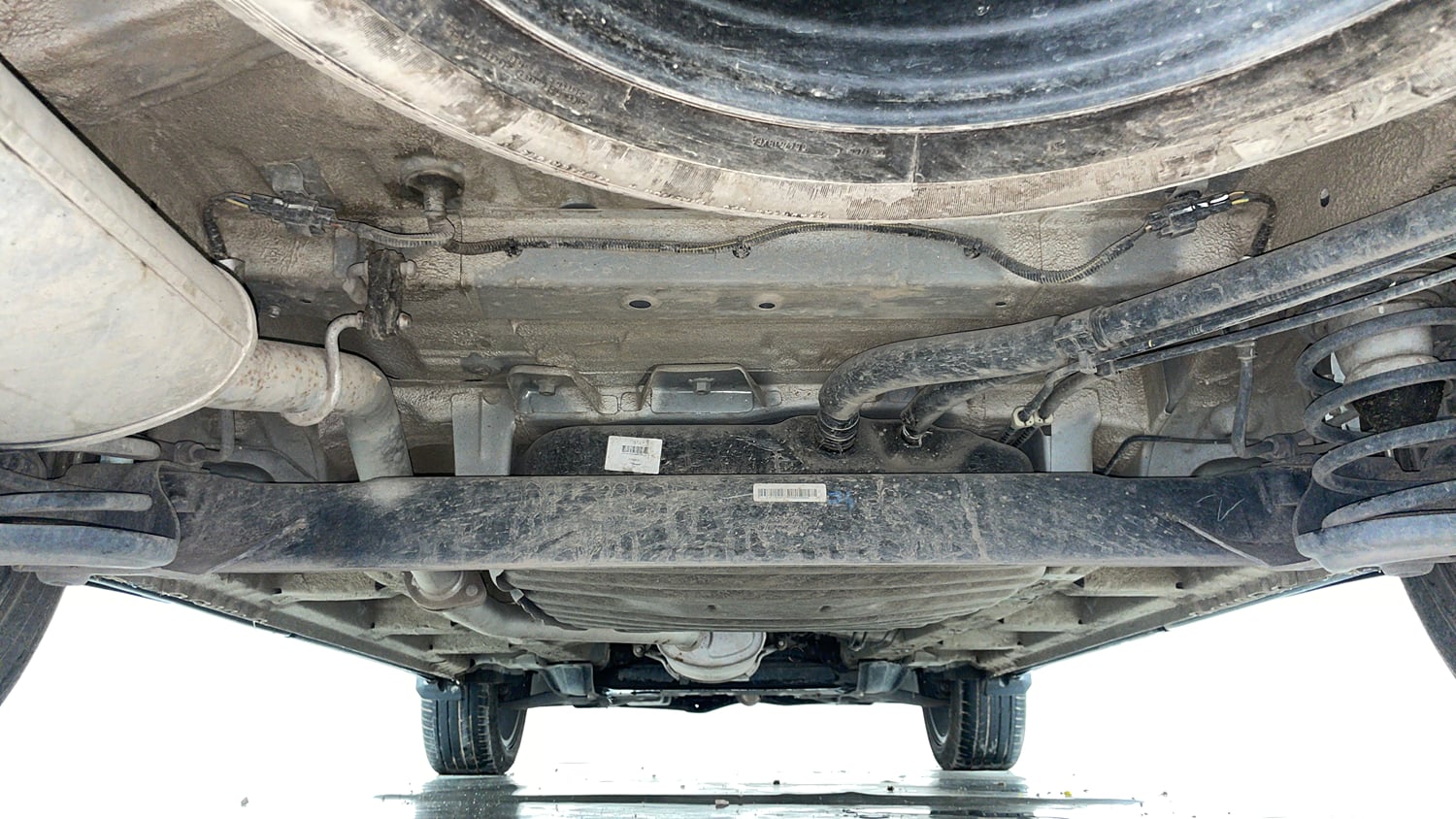 Used 2024 MG Motors Hector Sharp Pro 1.5 Turbo CVT Petrol Automatic extra REAR UNDERBODY VIEW (TAKEN FROM REAR)