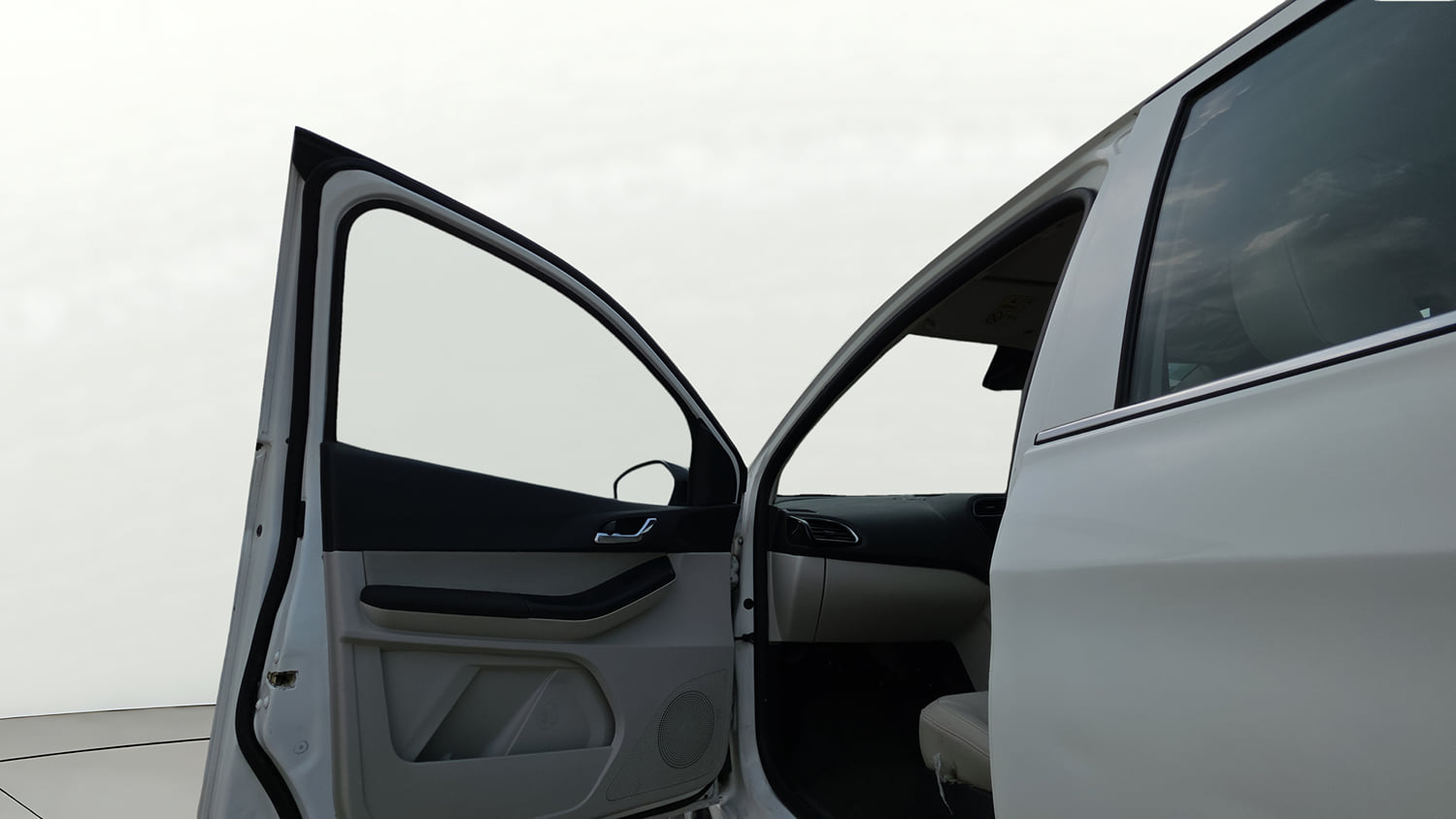 Used 2023 Tata Tigor XZ Plus Leatherette Pack Petrol Manual interior LEFT FRONT DOOR OPEN VIEW
