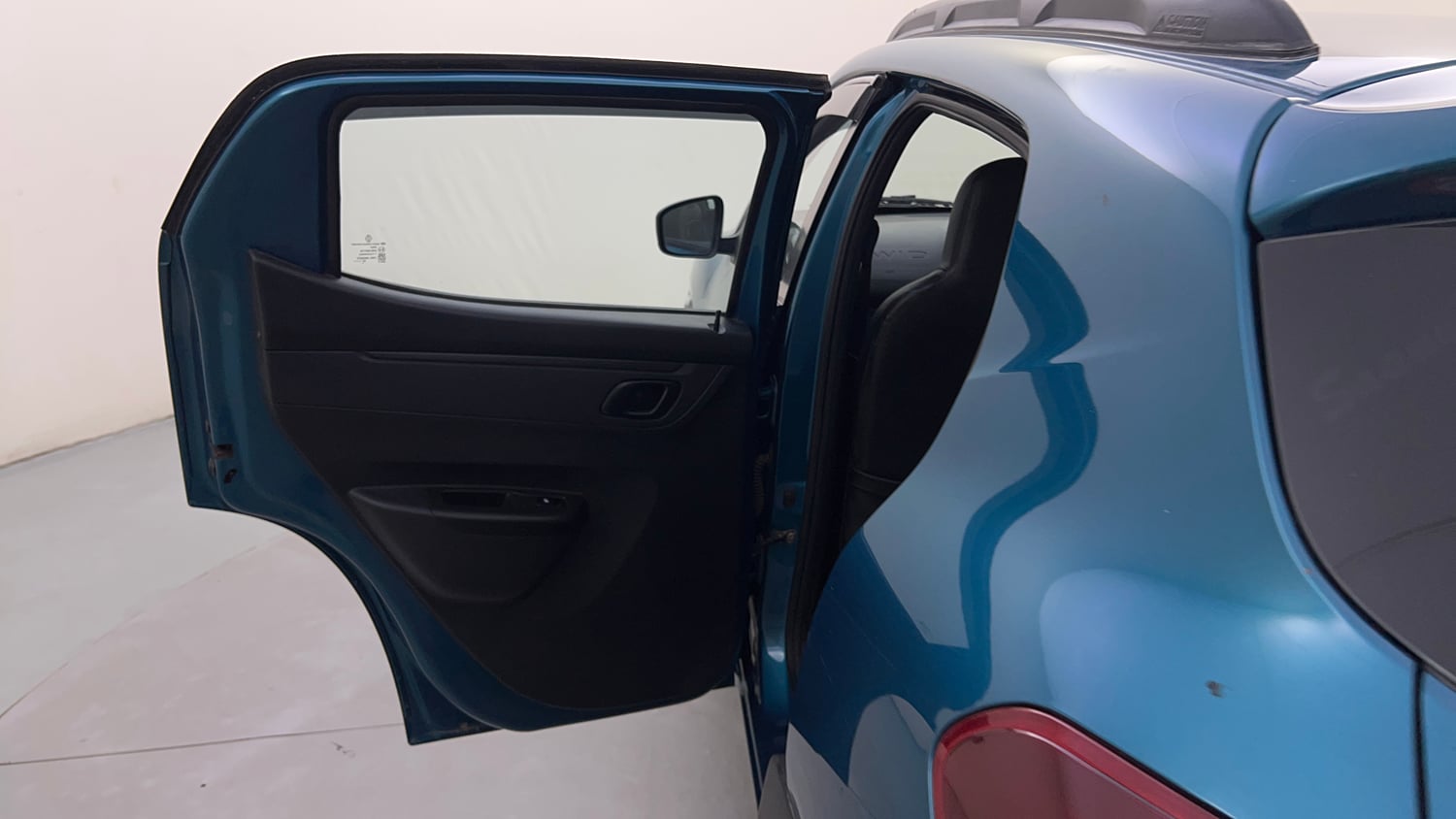 Used 2020 Renault Kwid RXT 1.0 Opt Petrol Manual interior LEFT REAR DOOR OPEN VIEW