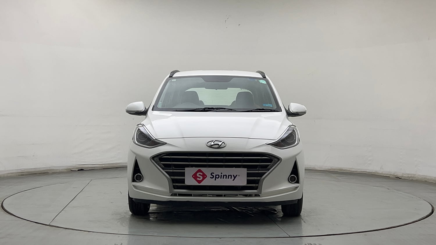 Used 2019 Hyundai Grand i10 Nios Sportz AMT 1.2 Kappa VTVT Petrol Automatic exterior FRONT VIEW