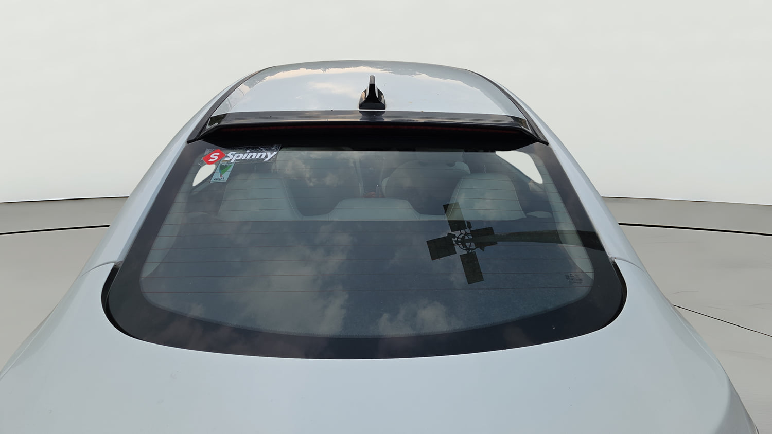Used 2023 Tata Tigor XZ Plus Leatherette Pack Petrol Manual exterior BACK WINDSHIELD VIEW
