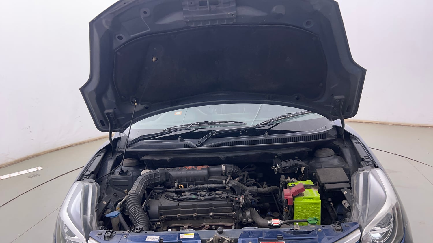 Used 2019 Maruti Suzuki Baleno Delta Petrol Manual engine ENGINE & BONNET OPEN FRONT VIEW