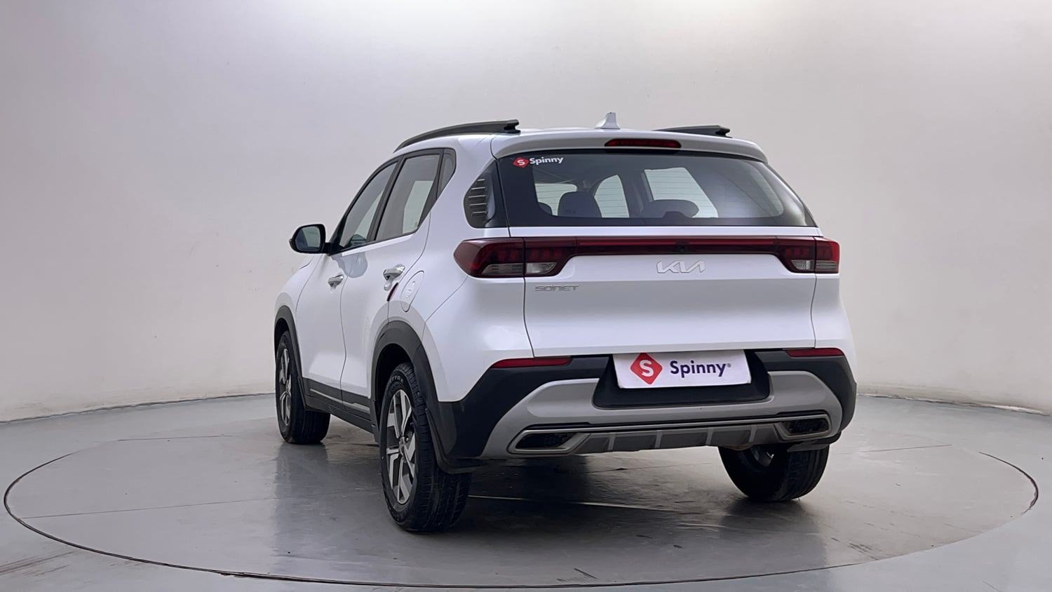 Used 2022 Kia Sonet HTX 1.5 AT Diesel Automatic exterior LEFT REAR CORNER VIEW