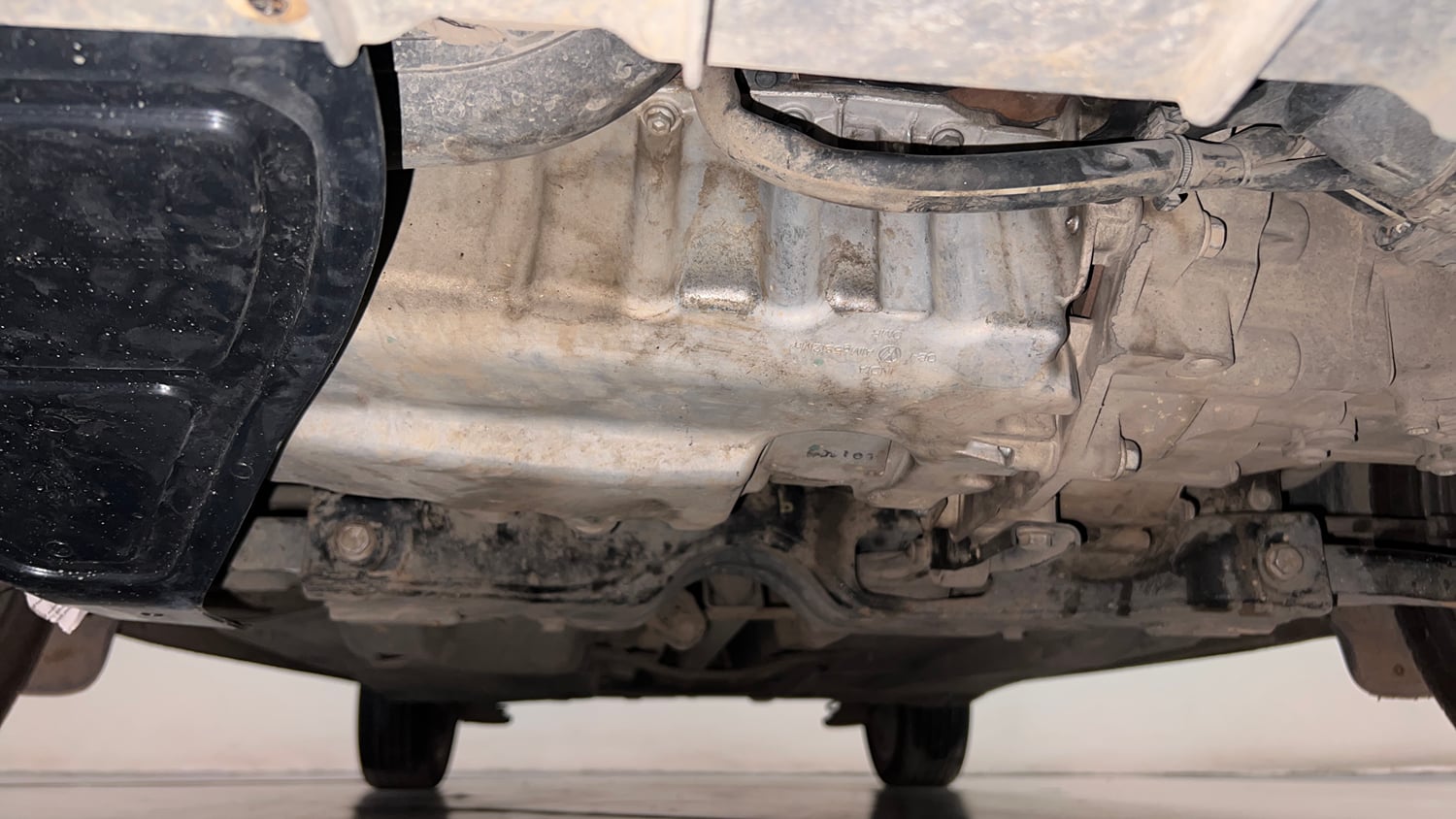 Used 2019 Volkswagen Ameo Highline Plus 1.5L (D) Diesel Manual extra FRONT LEFT UNDERBODY VIEW