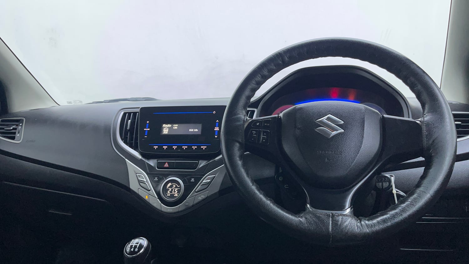 Used 2021 Maruti Suzuki Baleno Delta Petrol Manual interior DASHBOARD VIEW