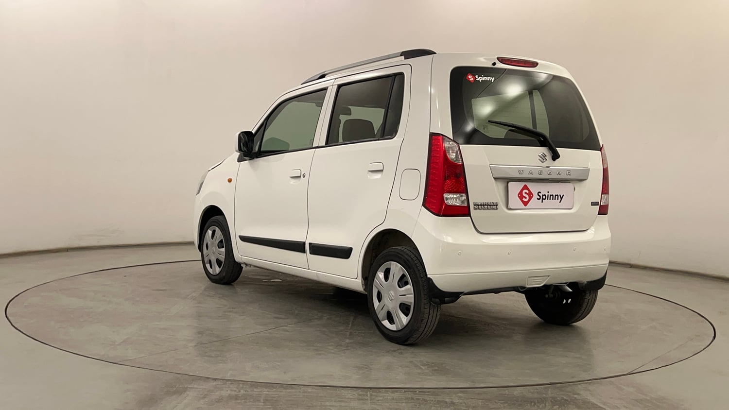 Used 2019 Maruti Suzuki Wagon R 1.0 VXI AMT Petrol Automatic exterior LEFT REAR CORNER VIEW