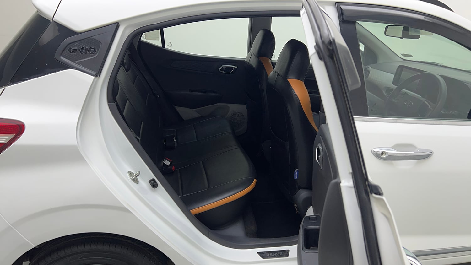 Used 2019 Hyundai Grand i10 Nios Sportz AMT 1.2 Kappa VTVT Petrol Automatic interior RIGHT SIDE REAR DOOR CABIN VIEW