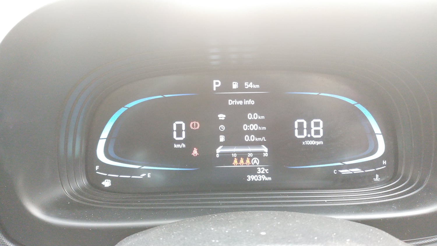 Used 2023 Hyundai Venue SX (O) 1.0 Turbo DCT Petrol Automatic interior CLUSTERMETER VIEW