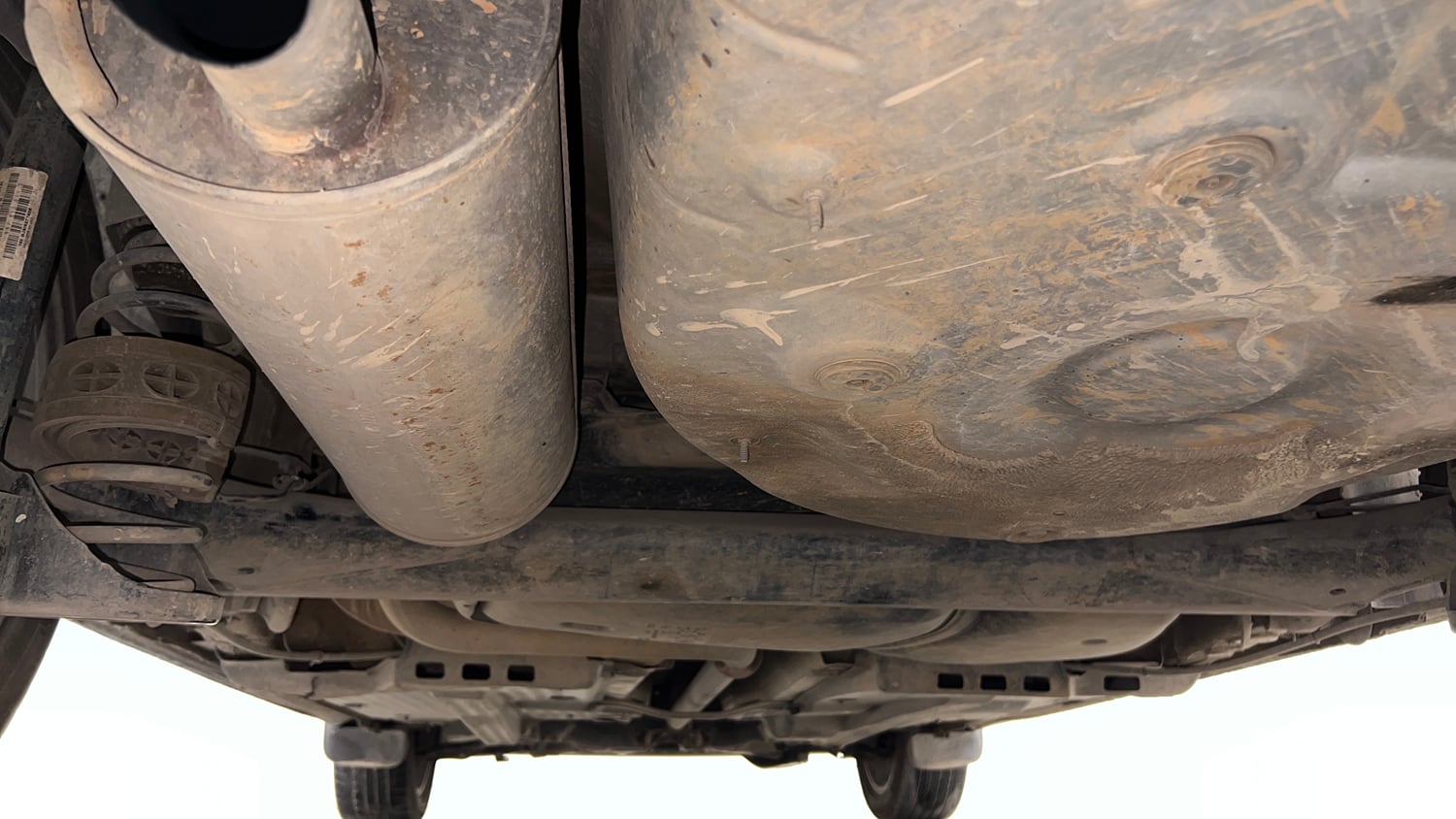 Used 2019 Volkswagen Ameo Highline Plus 1.5L (D) Diesel Manual extra REAR UNDERBODY VIEW (TAKEN FROM REAR)