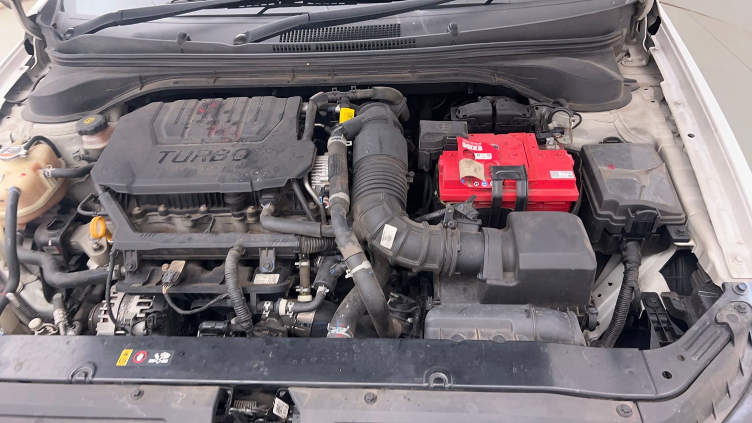 Used 2023 Hyundai Verna SX (O) 1.5 Turbo Petrol MT Petrol Manual engine ENGINE LEFT SIDE VIEW
