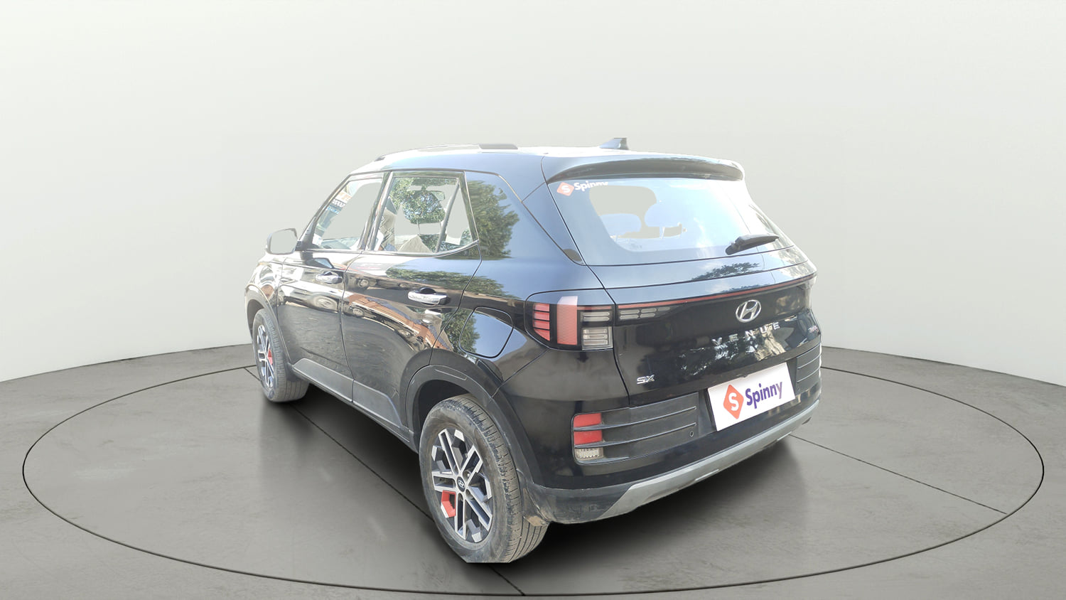 Used 2023 Hyundai Venue SX (O) 1.0 Turbo DCT Petrol Automatic exterior LEFT REAR CORNER VIEW