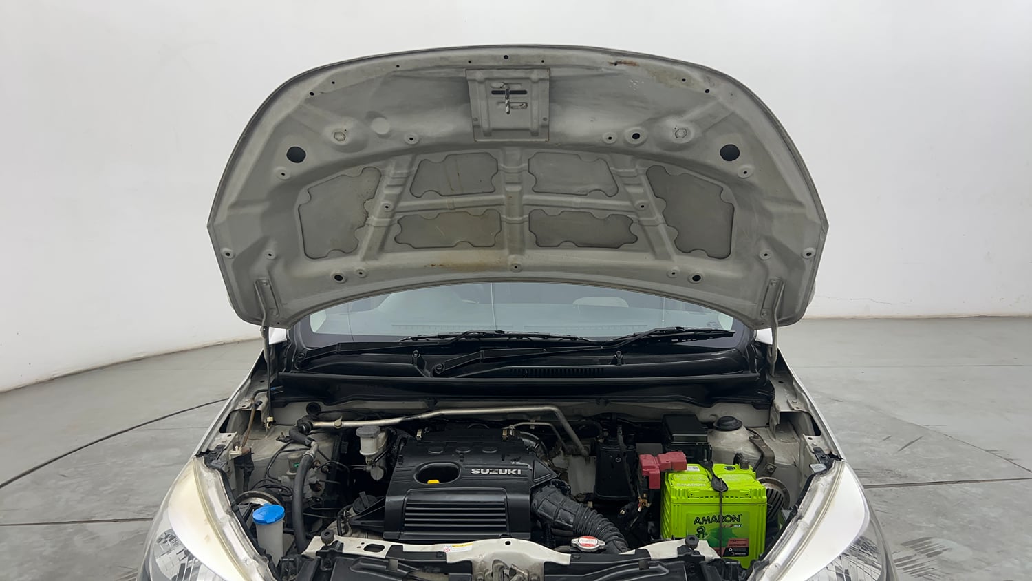 Used 2014 Maruti Suzuki Celerio VXi Petrol Manual engine ENGINE & BONNET OPEN FRONT VIEW