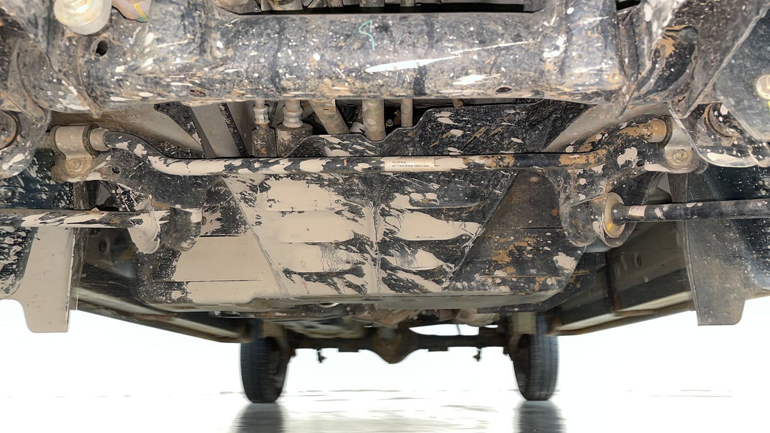 Used 2025 Maruti Suzuki Eeco 5 STR AC Petrol Manual extra FRONT LEFT UNDERBODY VIEW