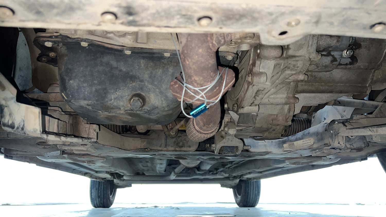 Used 2022 Tata Punch Adventure MT Petrol Manual extra FRONT LEFT UNDERBODY VIEW