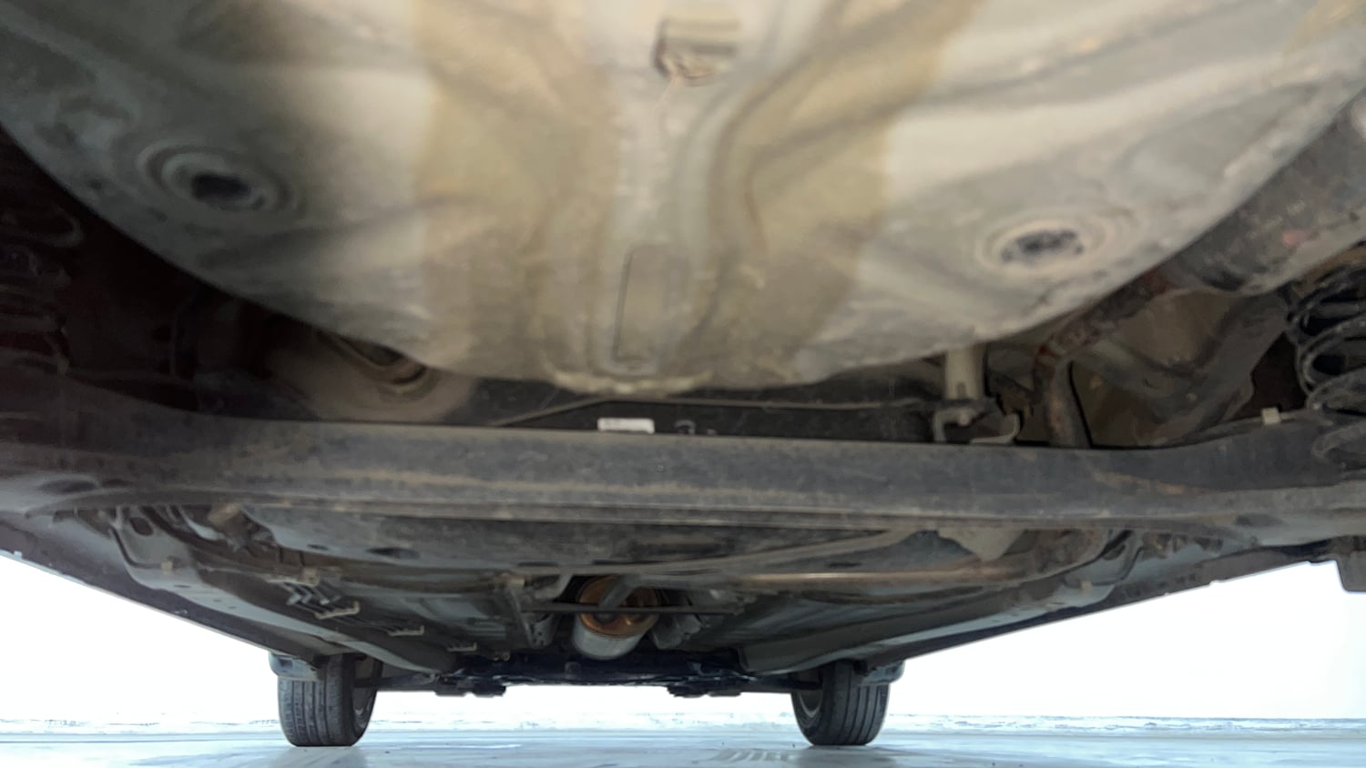 Used 2018 Maruti Suzuki Baleno Zeta 1.2 AT Petrol Automatic extra REAR UNDERBODY VIEW (TAKEN FROM REAR)