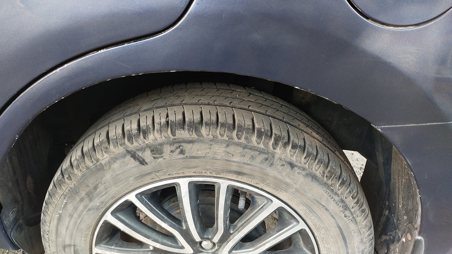 Used 2021 Maruti Suzuki Dzire ZXi Plus Petrol Manual tyres LEFT REAR TYRE TREAD VIEW