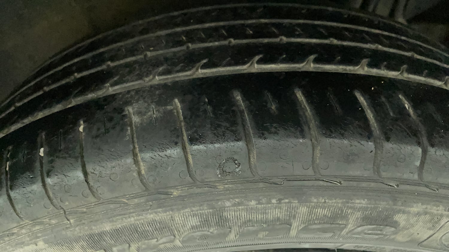 Used 2021 Tata Nexon XZ Petrol Manual tyres LEFT REAR TYRE TREAD VIEW