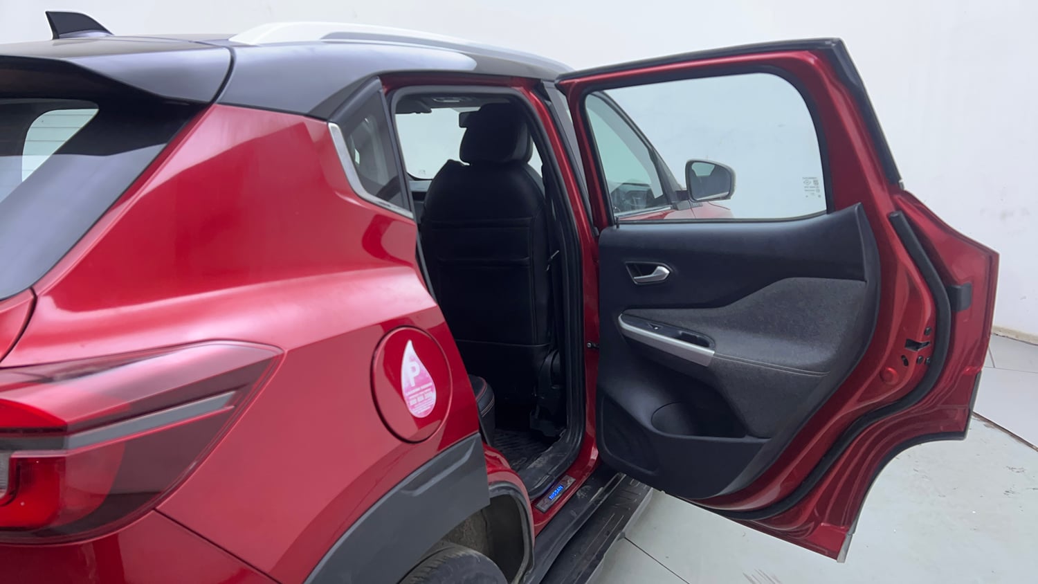 Used 2023 Nissan Magnite XV Premium Turbo CVT Dual Tone Petrol Automatic interior RIGHT REAR DOOR OPEN VIEW