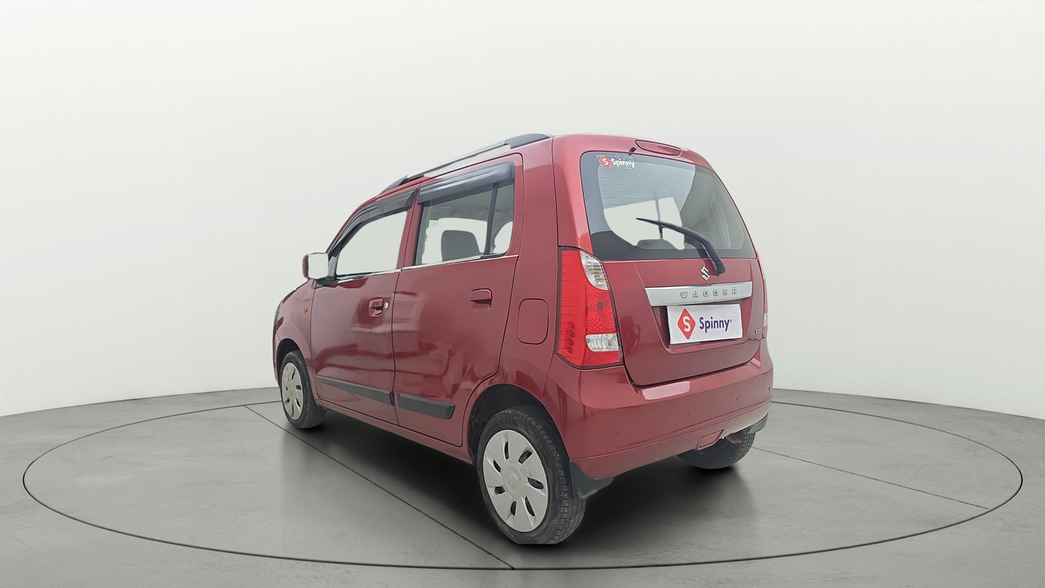 Used 2017 Maruti Suzuki Wagon R VXI Petrol Manual exterior LEFT REAR CORNER VIEW