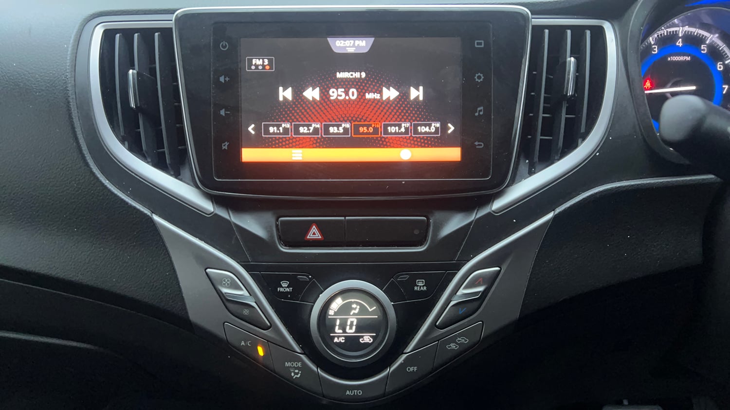 Used 2021 Maruti Suzuki Baleno Zeta Automatic Petrol Automatic interior MUSIC SYSTEM & AC CONTROL VIEW