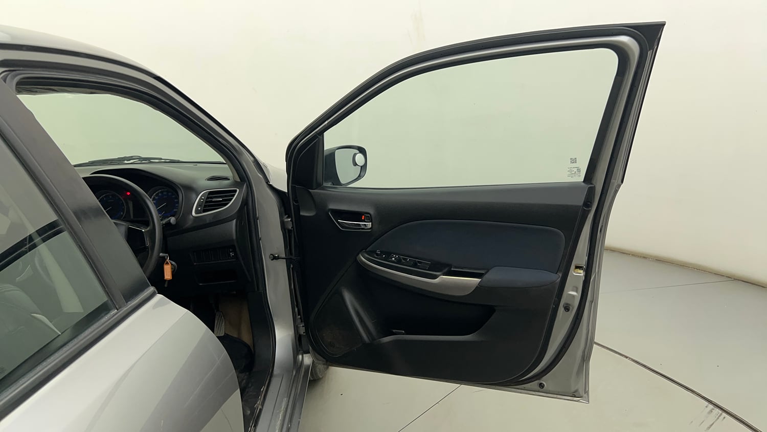 Used 2021 Maruti Suzuki Baleno Delta Petrol Manual interior RIGHT FRONT DOOR OPEN VIEW