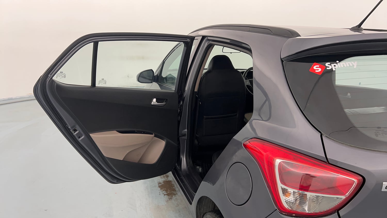Used 2019 Hyundai Grand i10 Sportz AT 1.2 Kappa VTVT Petrol Automatic interior LEFT REAR DOOR OPEN VIEW