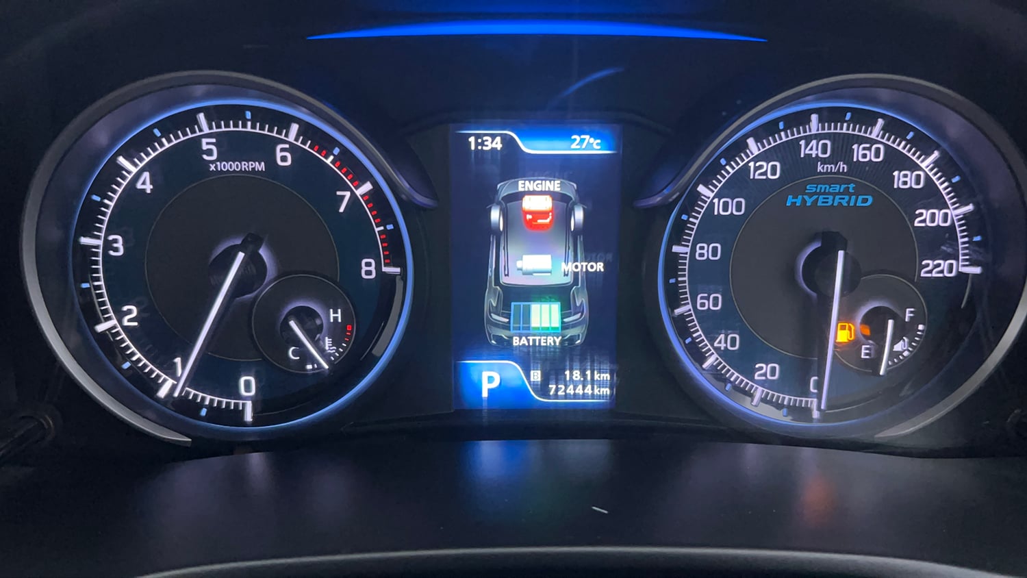 Used 2020 Maruti Suzuki XL6 Alpha AT Petrol Petrol Automatic interior CLUSTERMETER VIEW