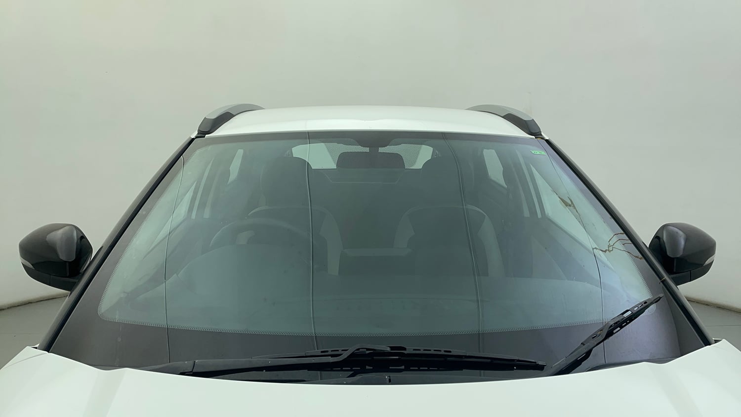 Used 2021 Tata Nexon XZ Petrol Manual exterior FRONT WINDSHIELD VIEW