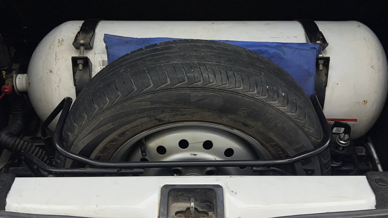 Used 2022 Maruti Suzuki Wagon R LXi (O) 1.0 CNG Cng Manual tyres SPARE TYRE VIEW