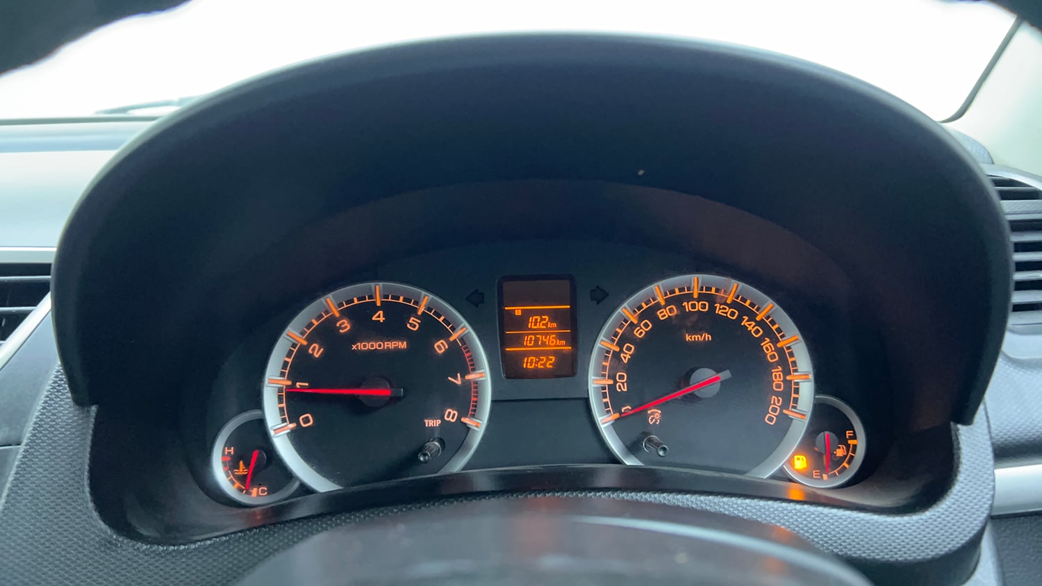 Used 2012 Maruti Suzuki Swift VXi Petrol Manual interior CLUSTERMETER VIEW