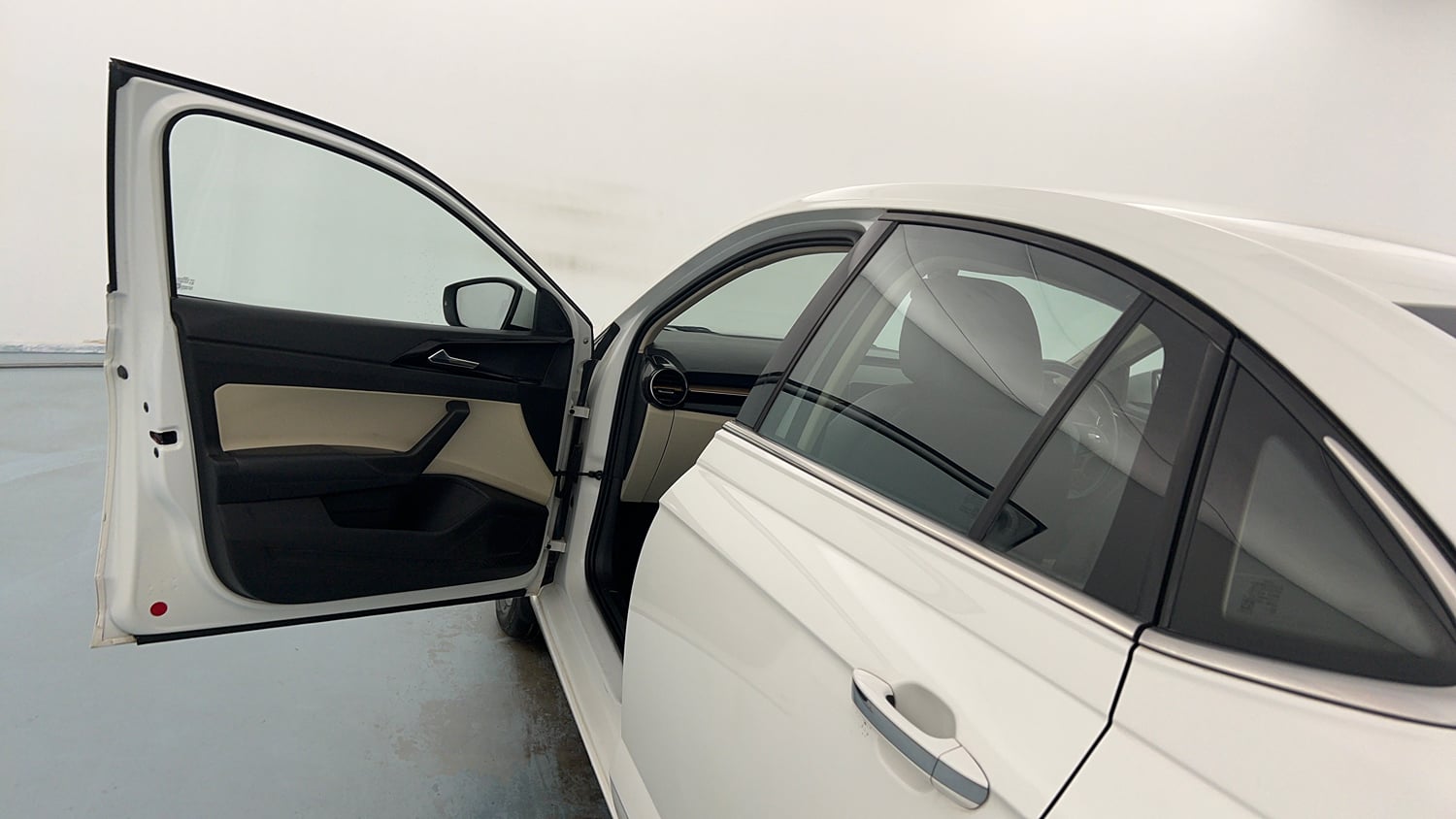 Used 2022 Skoda Slavia Style 1.0L TSI MT Petrol Manual interior LEFT FRONT DOOR OPEN VIEW