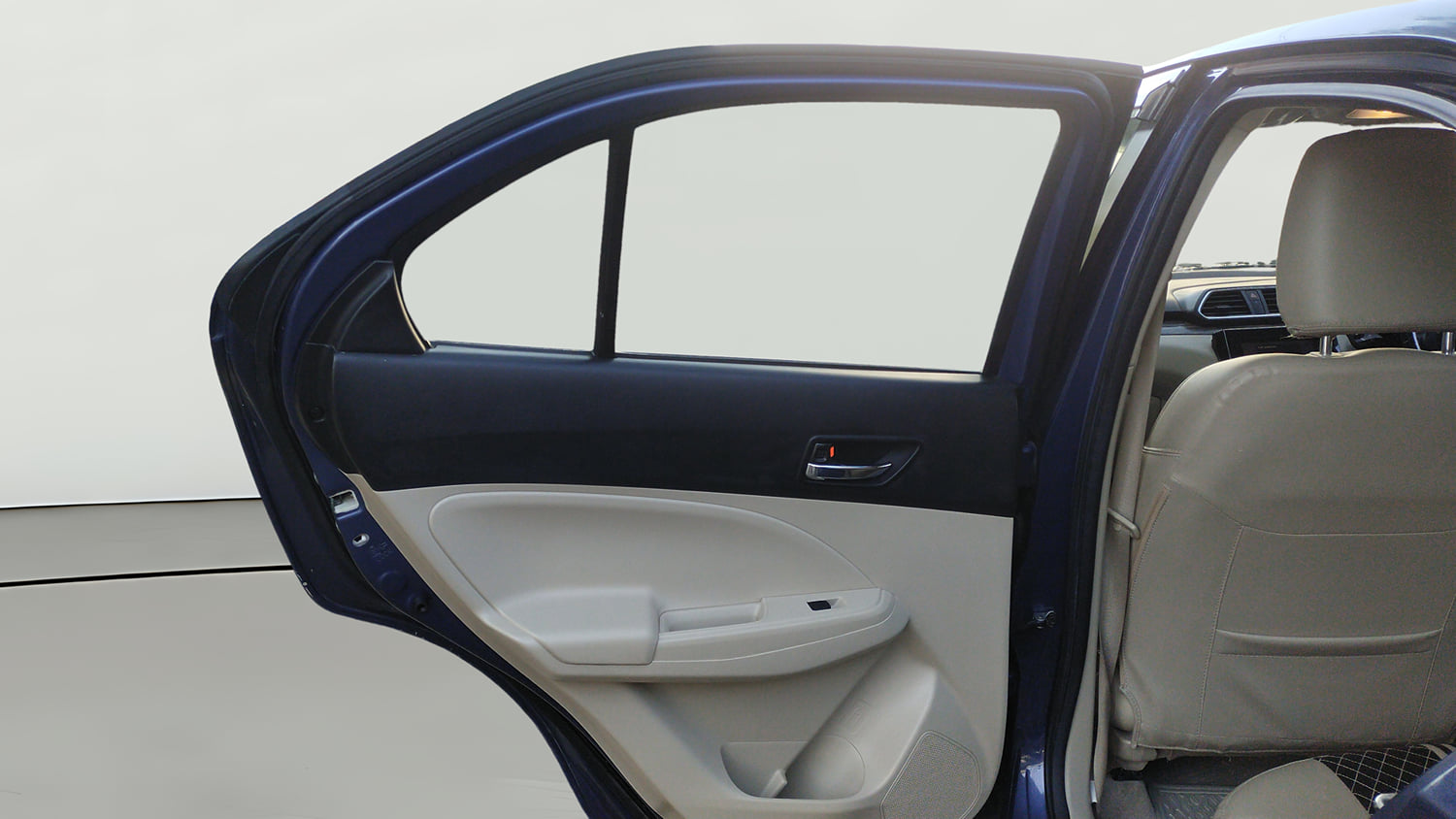 Used 2021 Maruti Suzuki Dzire ZXi Plus Petrol Manual interior LEFT REAR DOOR OPEN VIEW