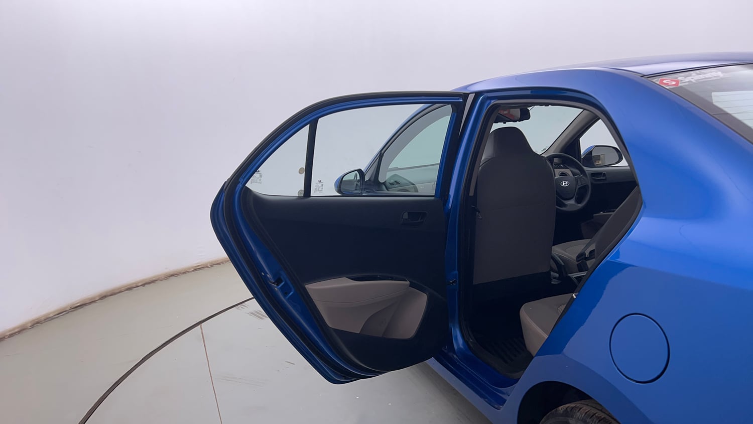 Used 2019 Hyundai Xcent S Petrol Manual interior LEFT REAR DOOR OPEN VIEW