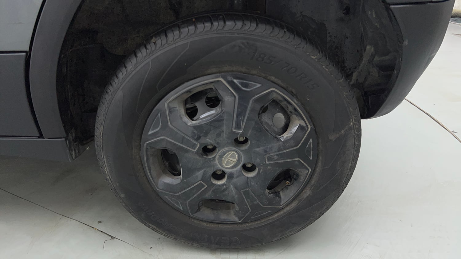 Used 2022 Tata Punch Adventure MT Petrol Manual tyres LEFT REAR TYRE RIM VIEW