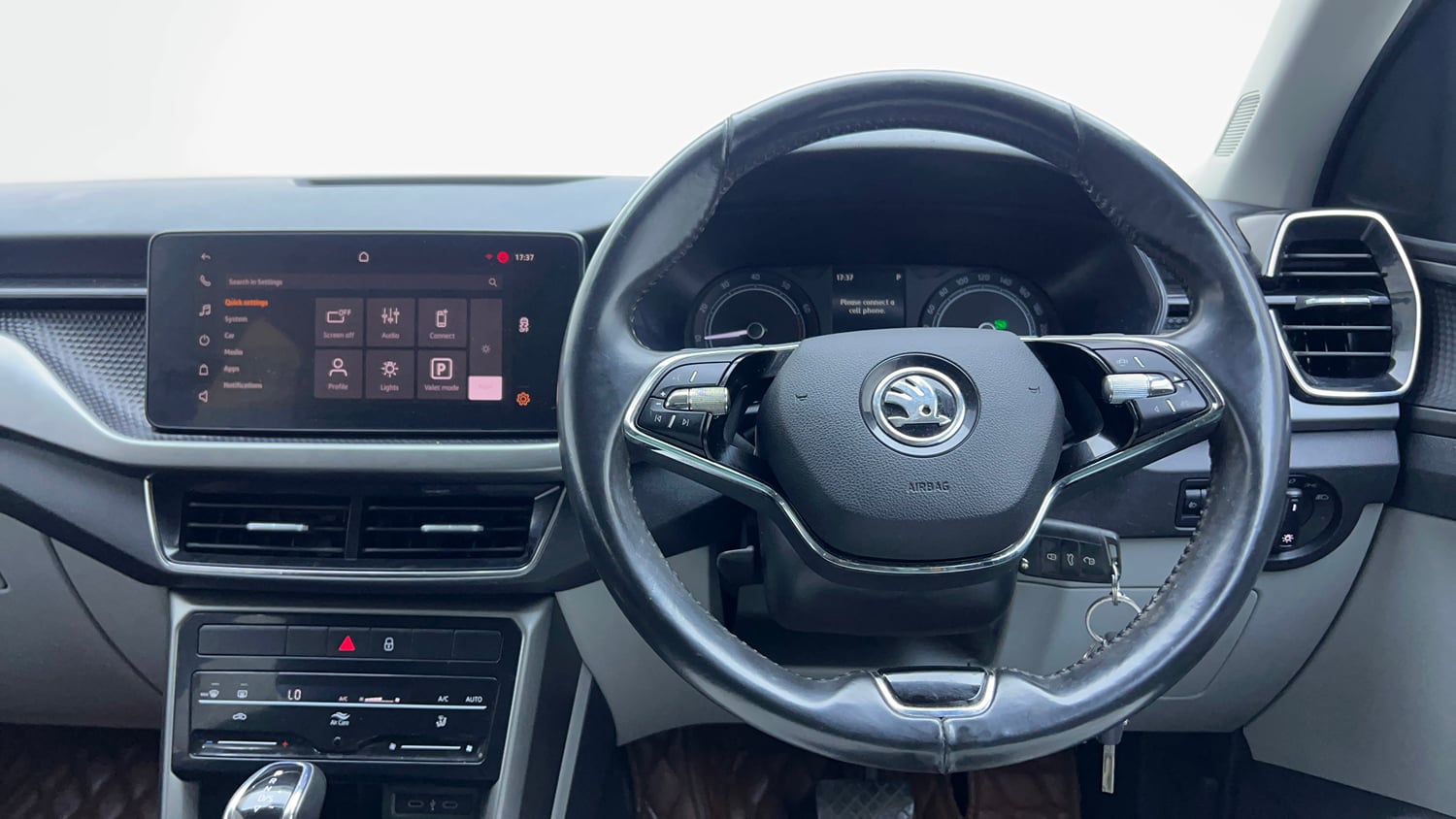 Used 2021 Skoda Kushaq Ambition 1.0L TSI AT Petrol Automatic interior STEERING VIEW