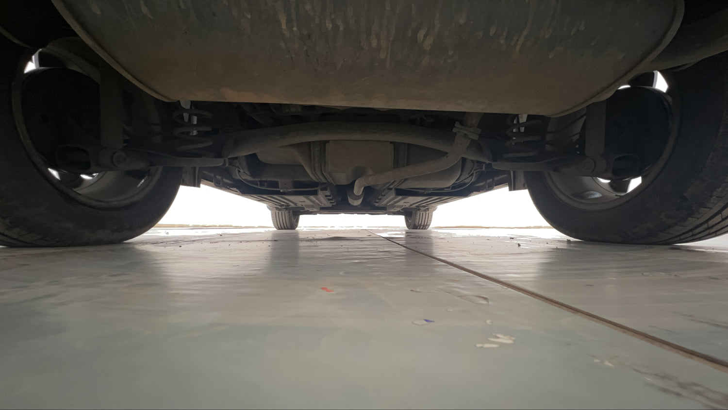 Used 2022 Toyota Urban Cruiser High Grade MT Petrol Manual extra REAR UNDERBODY VIEW (TAKEN FROM REAR)