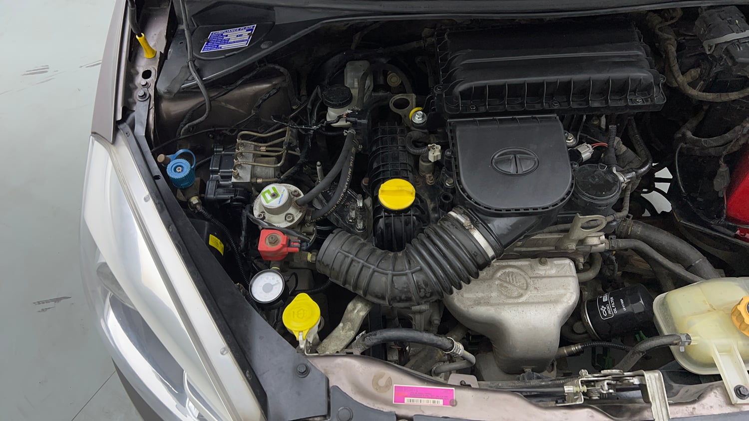 Used 2019 Tata Tiago XM CNG (Outside Fitted) Cng Manual engine ENGINE RIGHT SIDE VIEW