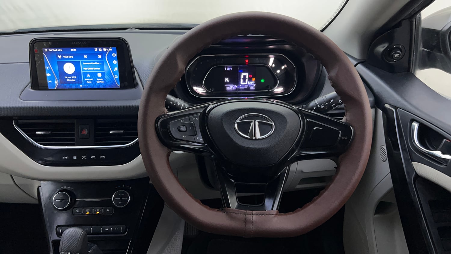 Used 2021 Tata Nexon XZA Plus Diesel Diesel Automatic interior STEERING VIEW
