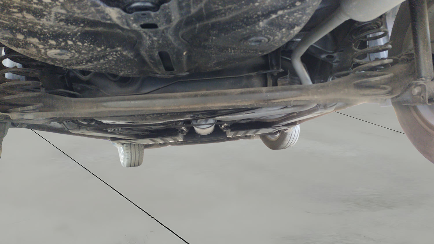 Used 2021 Maruti Suzuki Dzire ZXi Plus Petrol Manual extra REAR UNDERBODY VIEW (TAKEN FROM REAR)