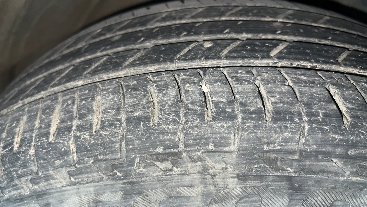 Used 2022 Honda WR-V VX MT Petrol Petrol Manual tyres RIGHT FRONT TYRE TREAD VIEW