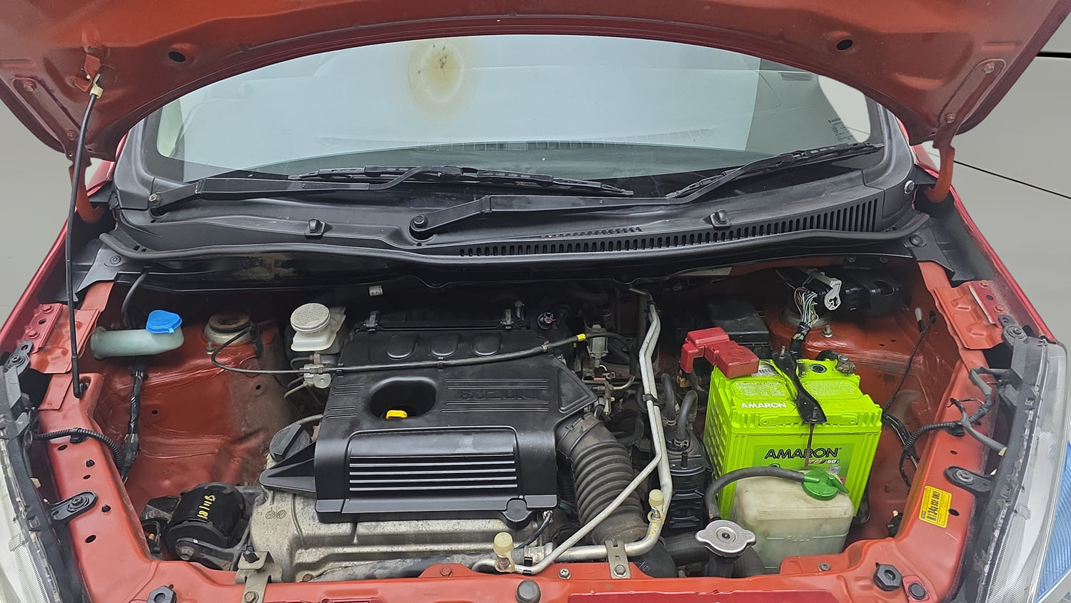 Used 2017 Maruti Suzuki Wagon R VXI Petrol Manual engine ENGINE & BONNET OPEN FRONT VIEW