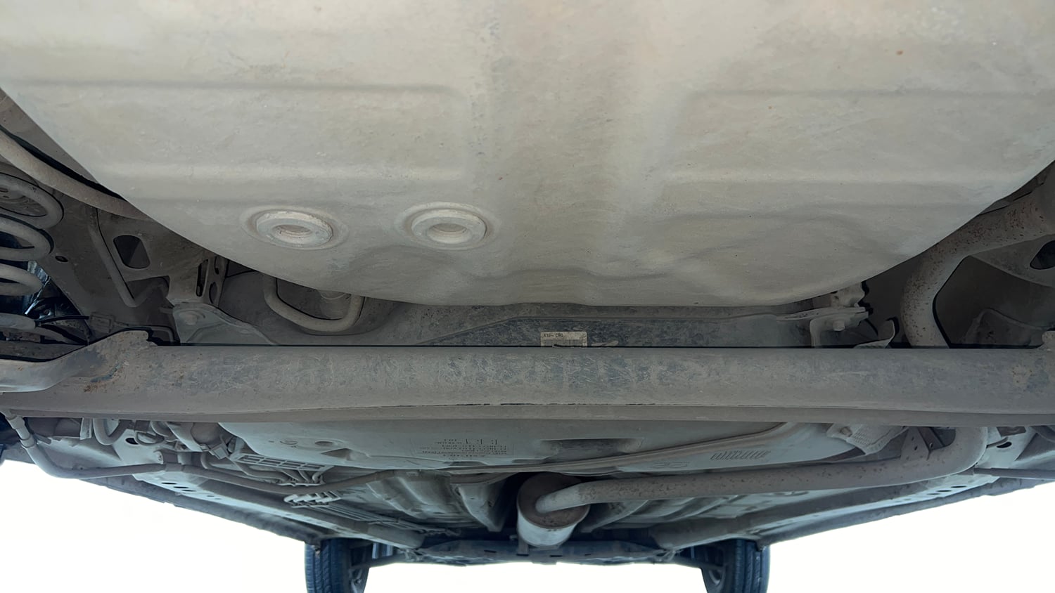 Used 2022 Maruti Suzuki Wagon R LXi (O) 1.0 CNG Cng Manual extra REAR UNDERBODY VIEW (TAKEN FROM REAR)