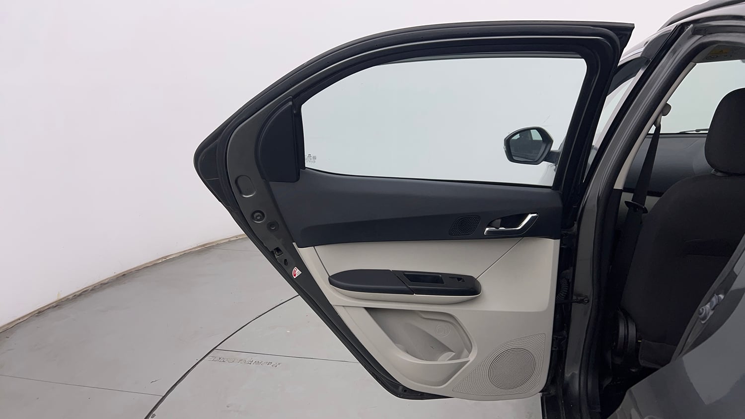 Used 2023 Tata Tiago XZ Plus Petrol Manual interior LEFT REAR DOOR OPEN VIEW
