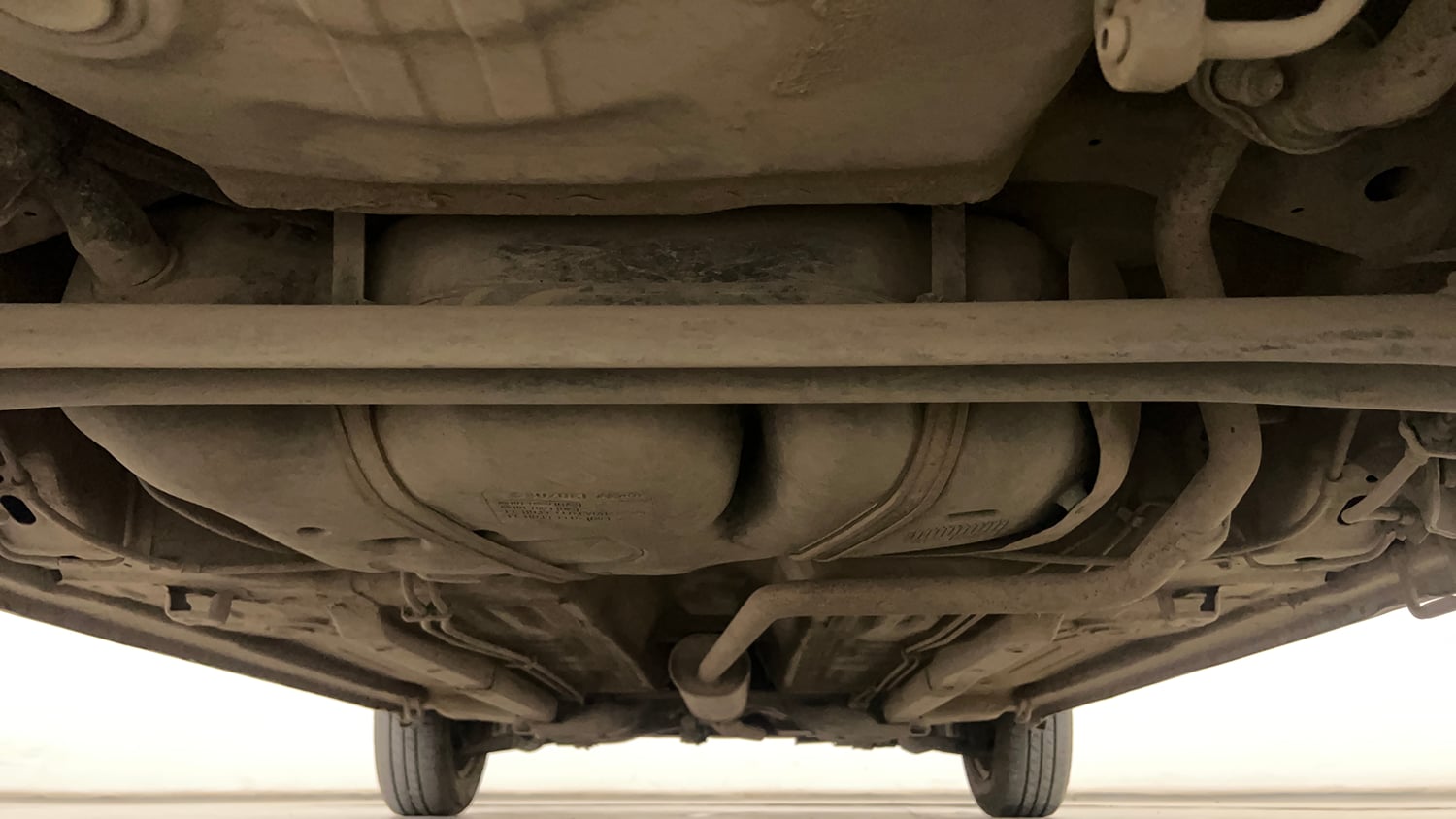 Used 2016 Maruti Suzuki Celerio ZXi AMT Petrol Automatic extra REAR UNDERBODY VIEW (TAKEN FROM REAR)