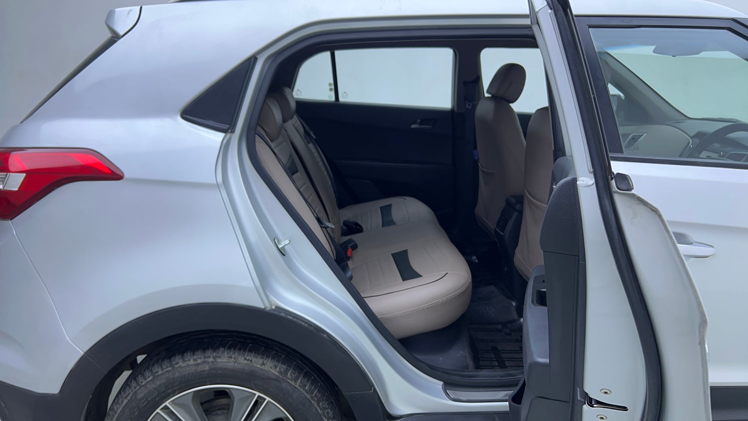 Used 2016 Hyundai Creta 1.6 SX Plus AT Petrol Petrol Automatic interior RIGHT SIDE REAR DOOR CABIN VIEW