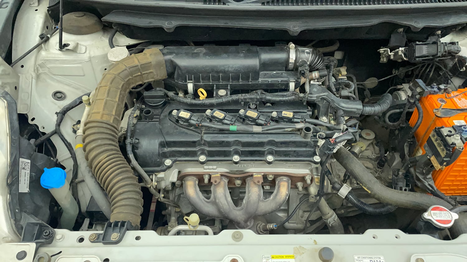 Used 2017 Maruti Suzuki Baleno Delta 1.2 Petrol Manual engine ENGINE RIGHT SIDE VIEW