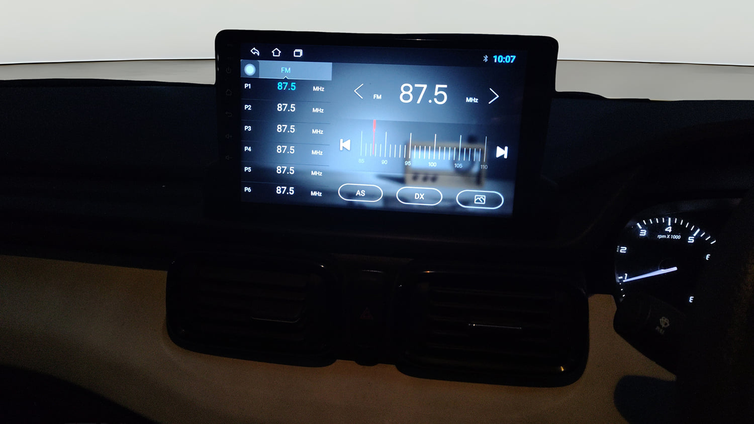 Used 2022 Tata Punch Pure MT Petrol Manual interior MUSIC SYSTEM & AC CONTROL VIEW