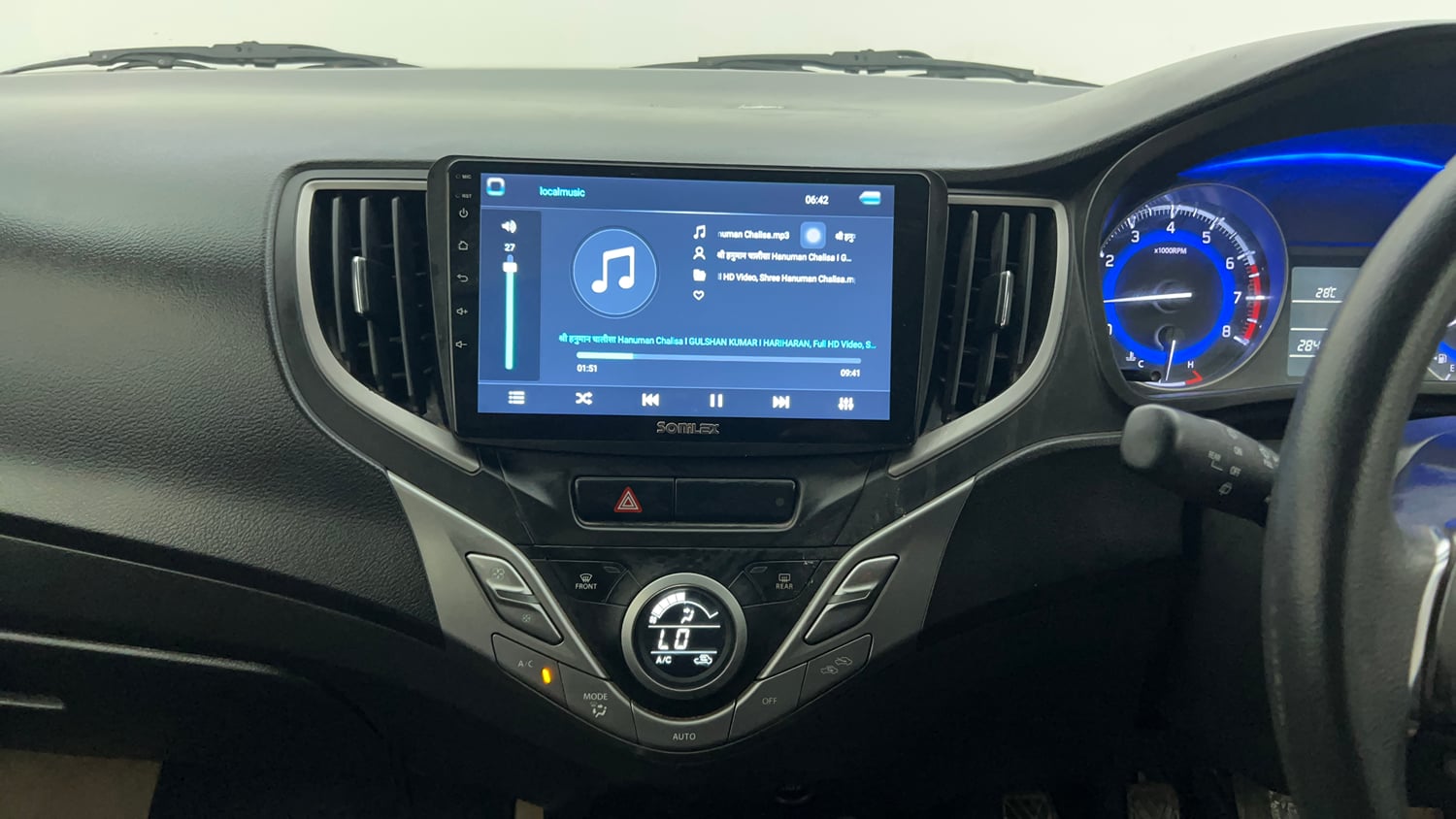 Used 2021 Maruti Suzuki Baleno Delta Petrol Manual interior MUSIC SYSTEM & AC CONTROL VIEW