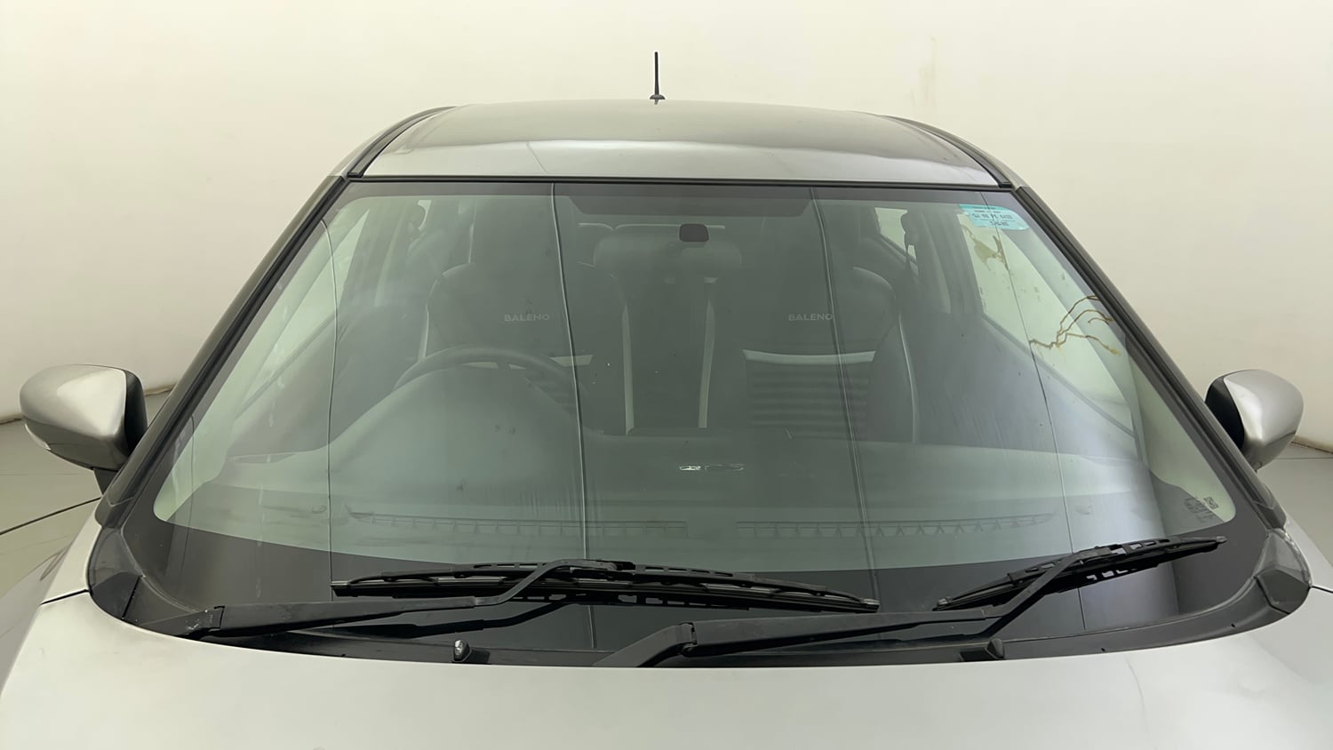 Used 2021 Maruti Suzuki Baleno Delta Petrol Manual exterior FRONT WINDSHIELD VIEW