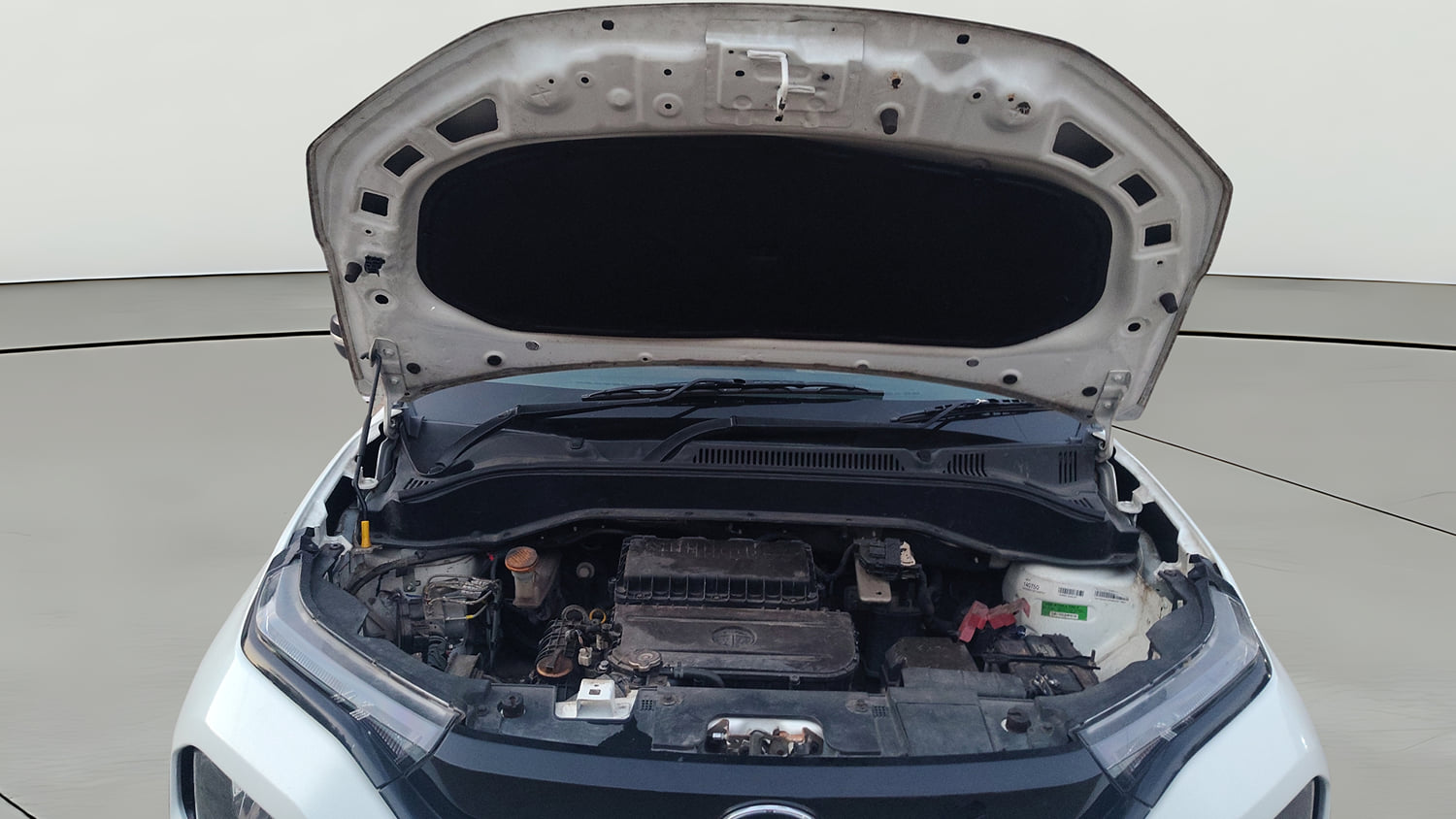 Used 2022 Tata Punch Pure MT Petrol Manual engine ENGINE & BONNET OPEN FRONT VIEW